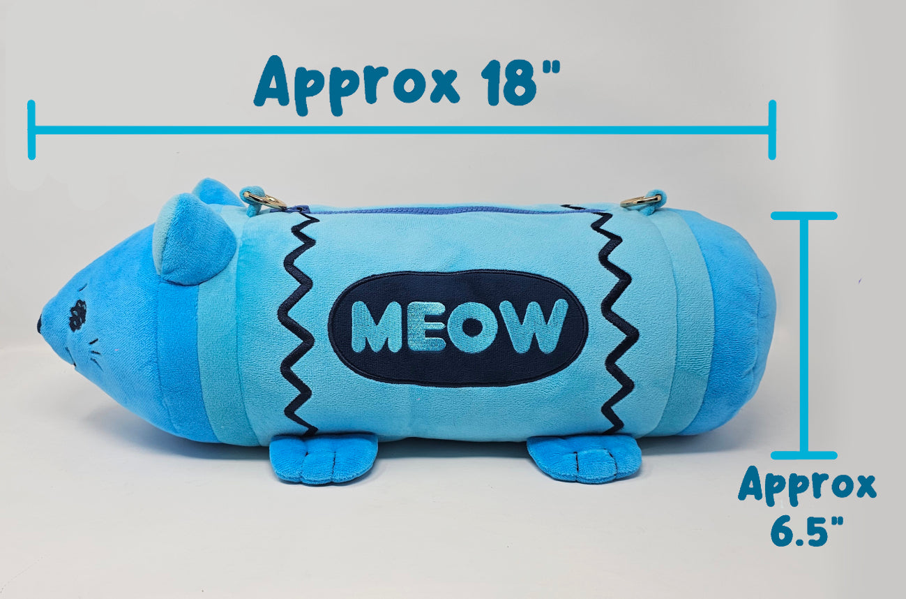 Doodle Pals Crayon Kitty Plush Bag PREORDER