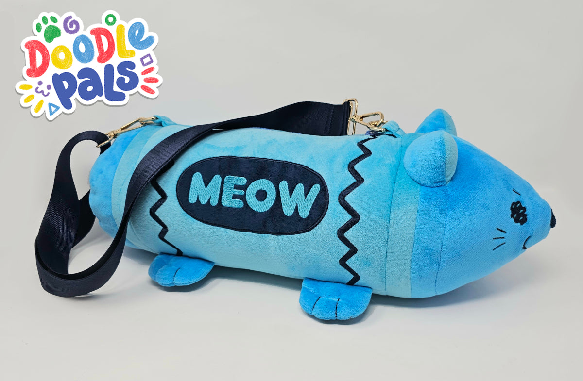 Doodle Pals Crayon Kitty Plush Bag PREORDER