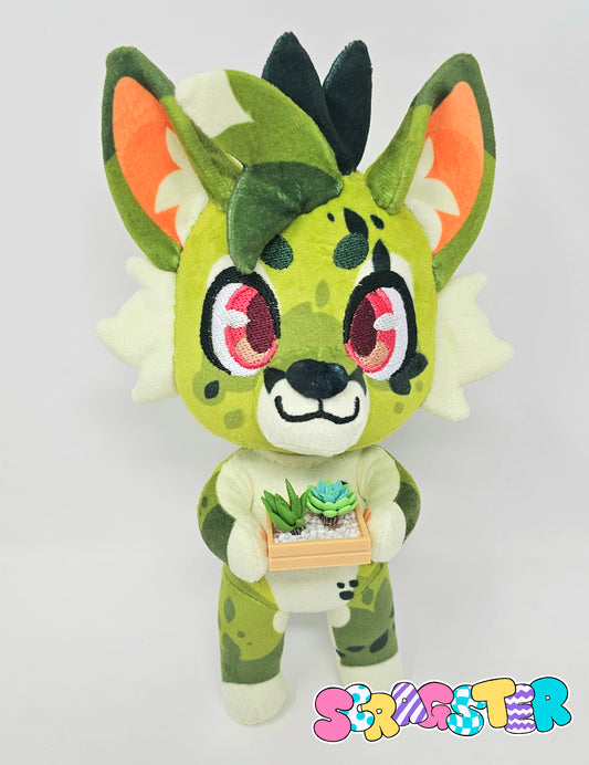 Handmade Foliage Fox Pop Tot Plush Adoptable