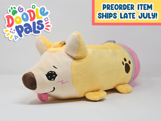 Doodle Pals Pencil Puppy Plush Bag PREORDER