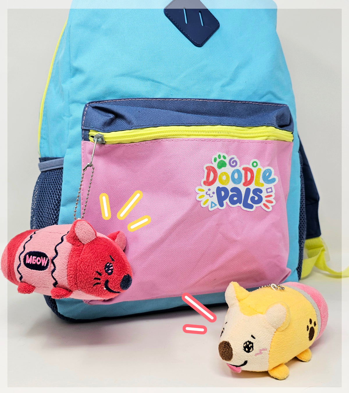 Doodle Pals Doodle Nuggets Keychain Plush