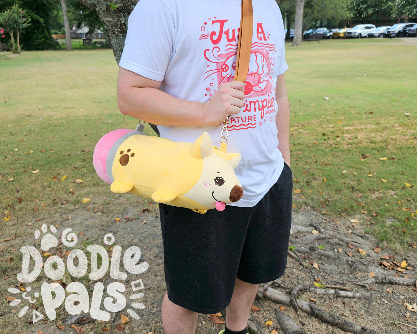 Doodle Pals Pencil Puppy Plush Bag